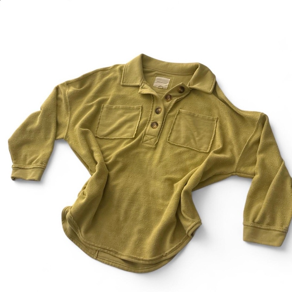 Aeropostale Mustard Yellow Sweatshirt